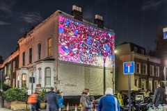 Meadow Place projection, South Lambeth Road